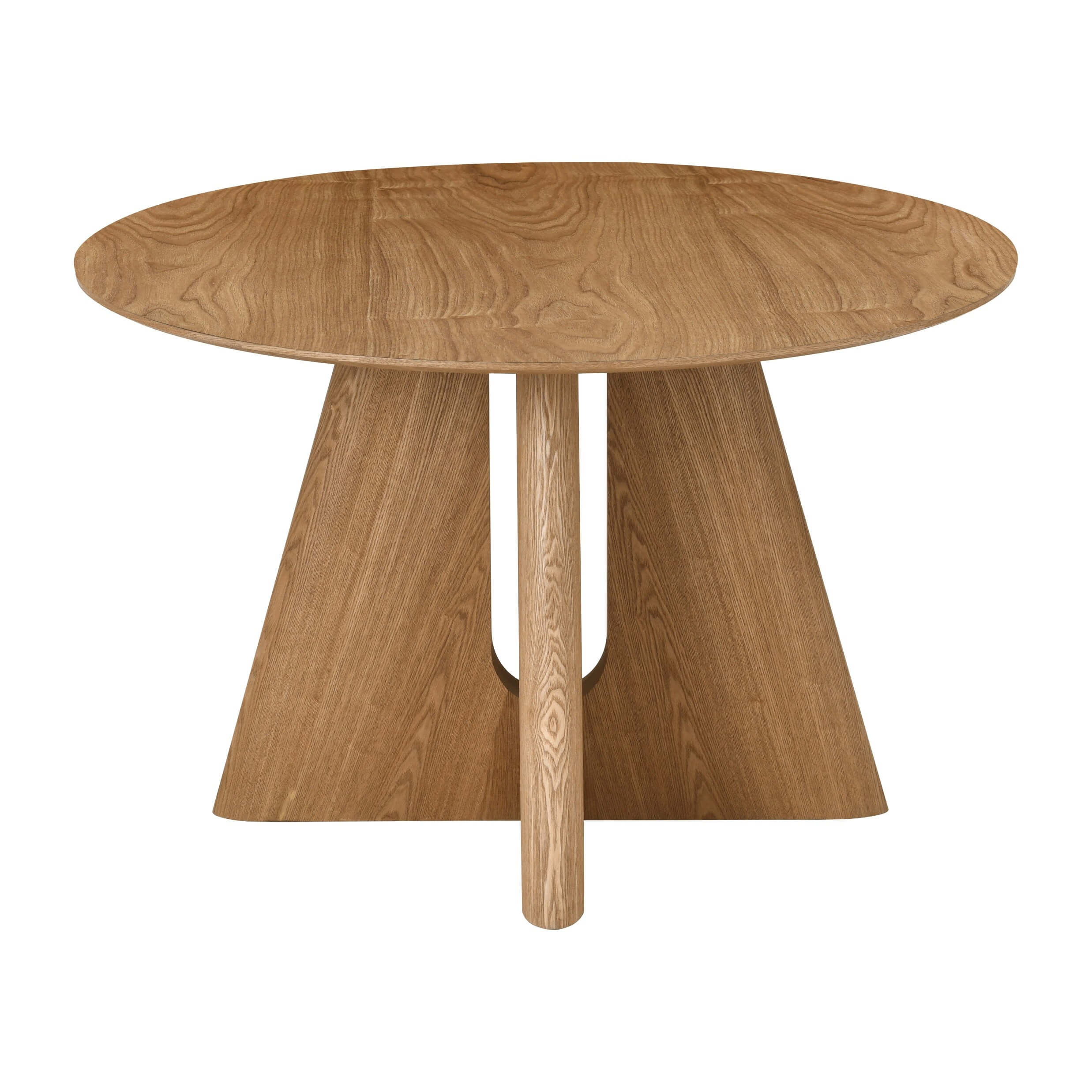 Ronde eettafel 120cm Osaka naturel houtkleur - Afbeelding 3