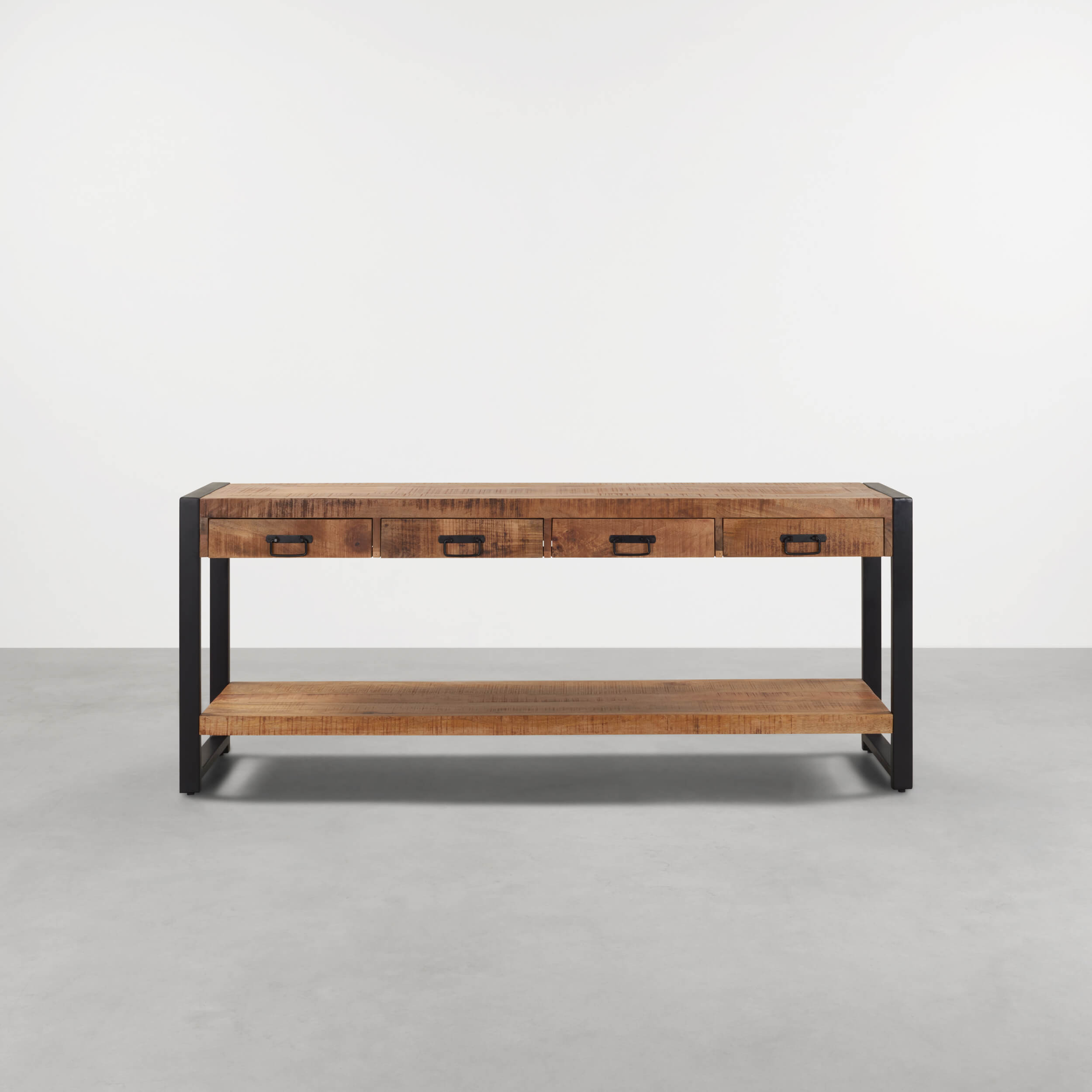 Sidetable mangohout 180cm Britt naturel - Afbeelding 3