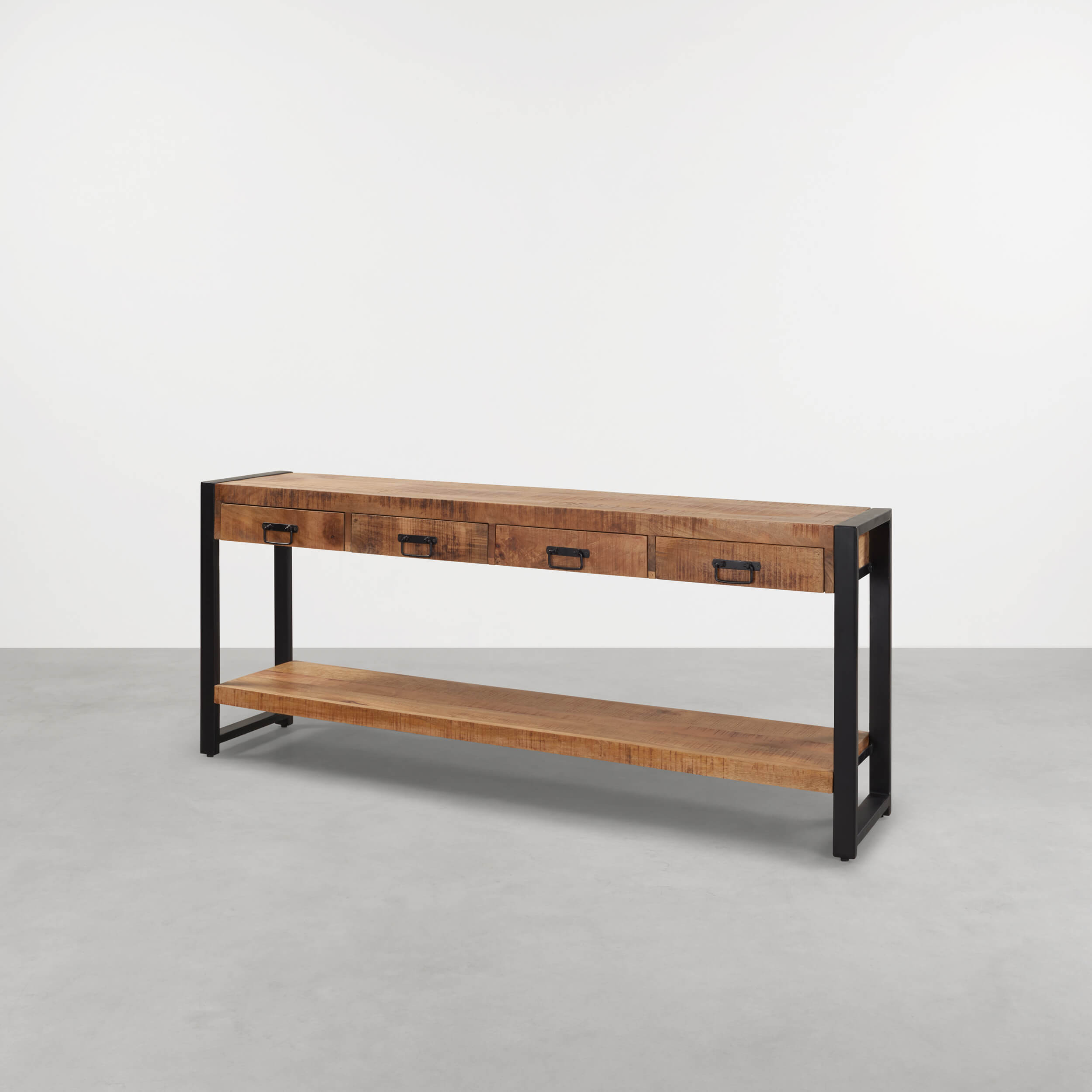 Sidetable mangohout 180cm Britt naturel